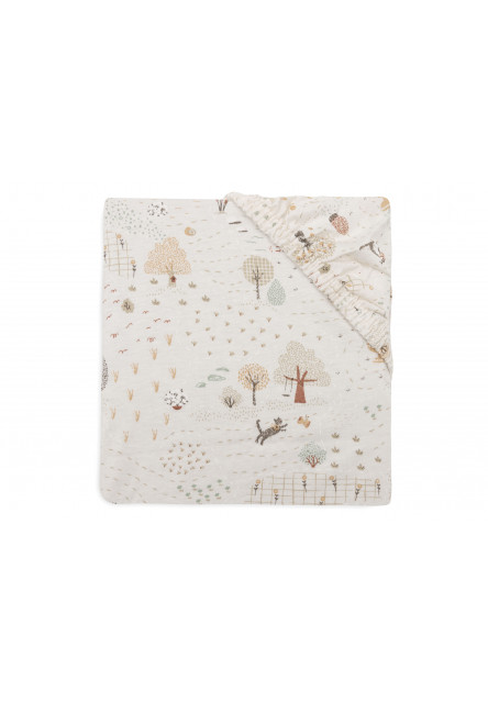 Prostěradlo napínací 40/50 x 80/90 cm Tiny Park