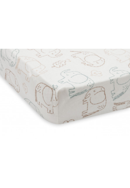 Prostěradlo napínací 40/50 x 80/90 cm Elephant Tales