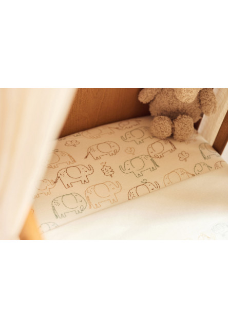 Prostěradlo napínací 40/50 x 80/90 cm Elephant Tales