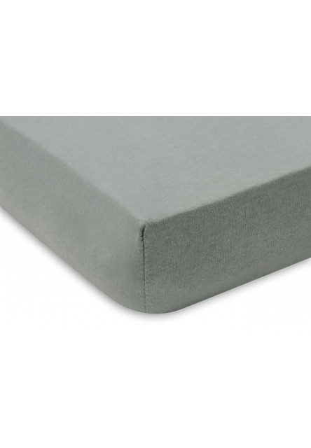 Prostěradlo napínací 140/150 x 70/75 cm 2 ks Sea Green/Ivory