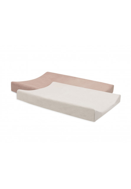 Potah na přebalovací podložku 50x70cm 2 ks froté Wild Rose/Ivory