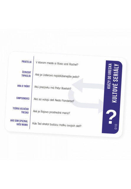 Kvízy do vrecka - Kultové seriály