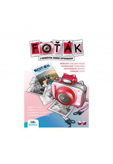 Ružový foťák s termotlačou