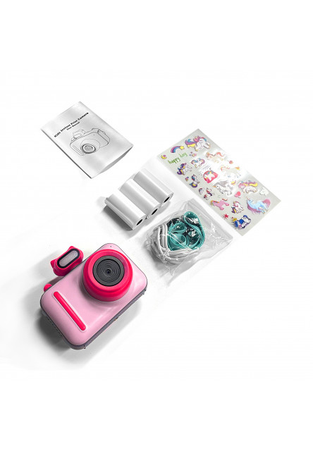 Ružový foťák s termotlačou