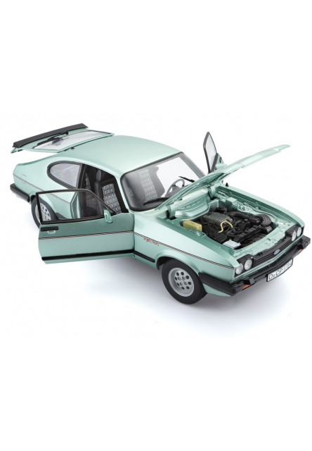Bburago 1:24 Plus Ford Capri 1982 light green