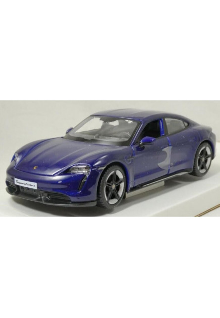 Bburago 1:24 Plus Porsche Taycan Turbo S 2019 Carrara Blue