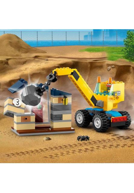 Stavebná dodávka a demolačný žeriav