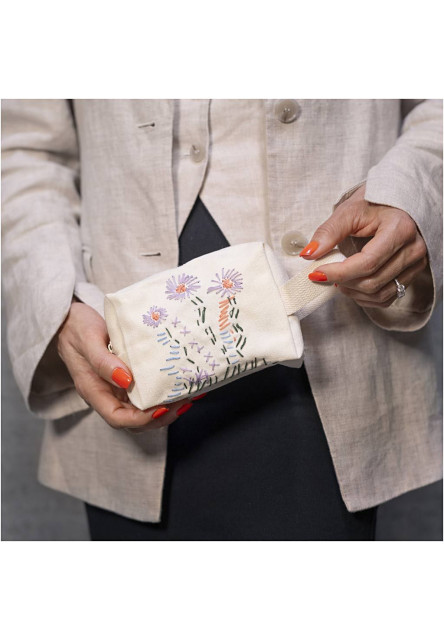 Kreativní sada Vyšívaná toaletní taška