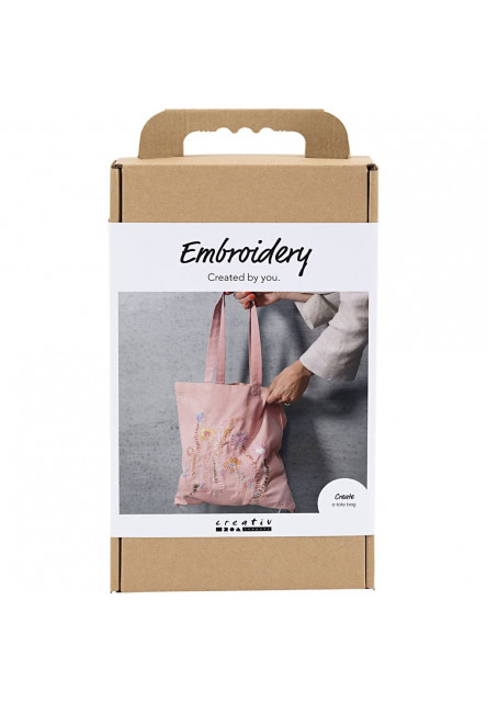 Kreativní sada Vyšívaná textilní taška