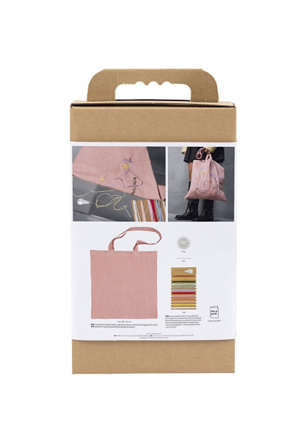 Kreativní sada Vyšívaná textilní taška