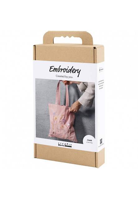Kreativní sada Vyšívaná textilní taška