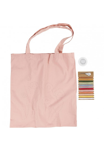 Kreativní sada Vyšívaná textilní taška