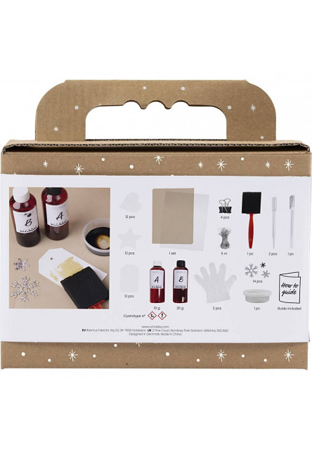 Kreativní sada Kyanotypie dárkové visačky