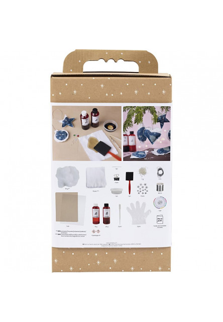 Kreativní sada Kyanotypie vánoční ozdoby