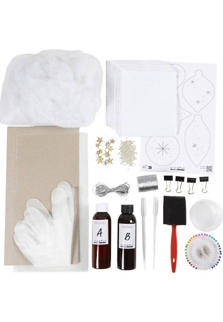 Kreativní sada Kyanotypie vánoční ozdoby