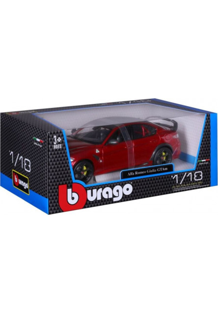 Bburago 1:18 Plus - Alfa Romeo Giulia GTAm - Met Red