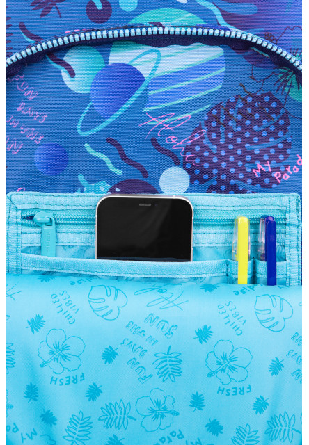 Školní batoh Jack na kolečkách Stitch Blue