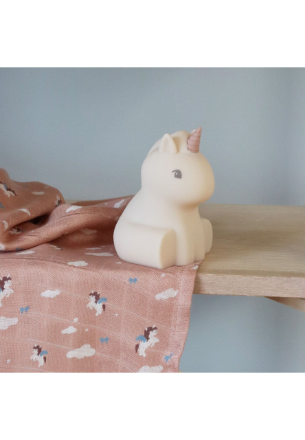 Josefine Mušelínové pleny z bambusu 2 ks Unicorn Sky