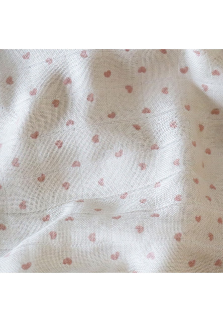 Valentin Mušelínová plena z bambusu Hearts