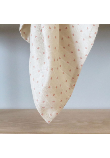 Valentin Mušelínová plena z bambusu Hearts