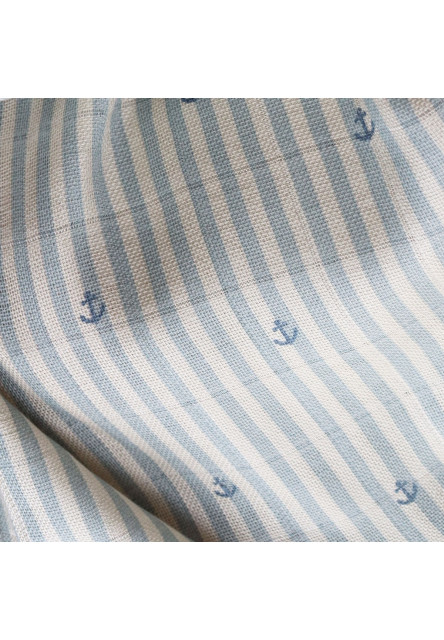 Valentin Mušelínová plena z bambusu Stripe Anchor