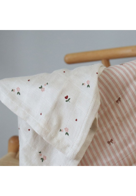 Valentin Mušelínová plena z bambusu Stripe Bow