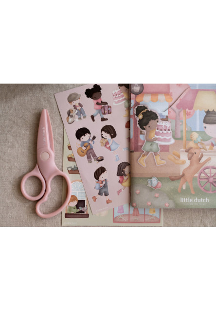 Knížka se samolepkami Nakupování Rosa