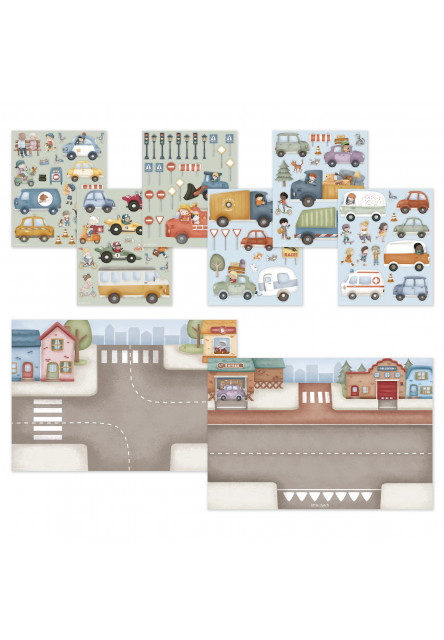 Knížka se samolepkami Doprava Jim