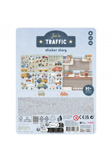 Knížka se samolepkami Doprava Jim