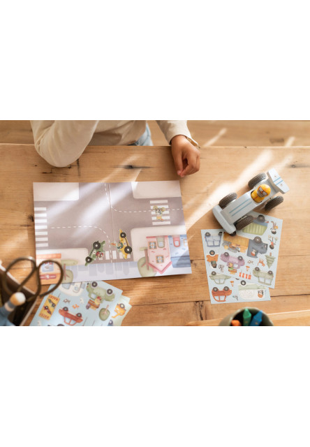 Knížka se samolepkami Doprava Jim