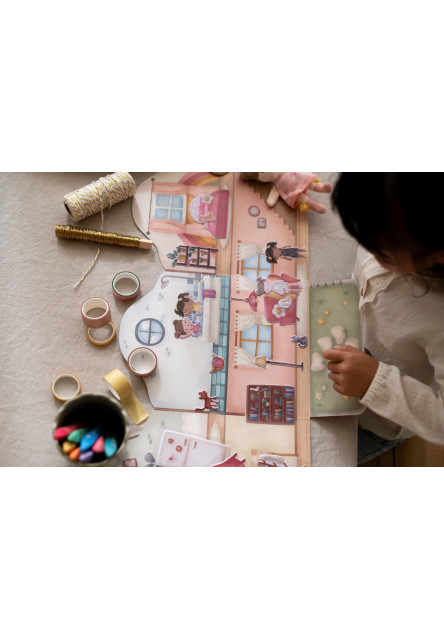 Knížka se samolepkami Dům Rosa