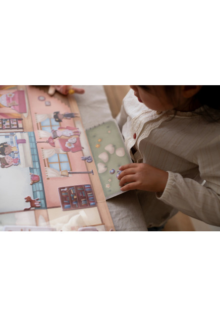 Knížka se samolepkami Dům Rosa