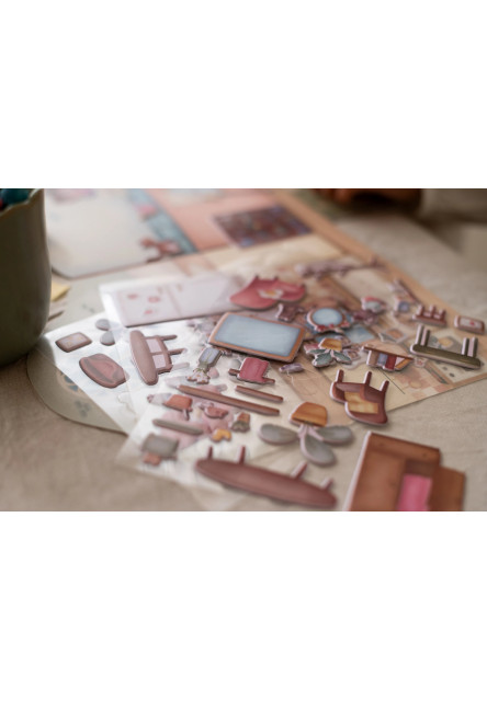 Knížka se samolepkami Dům Rosa