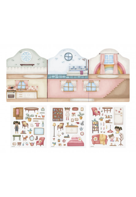 Knížka se samolepkami Dům Rosa