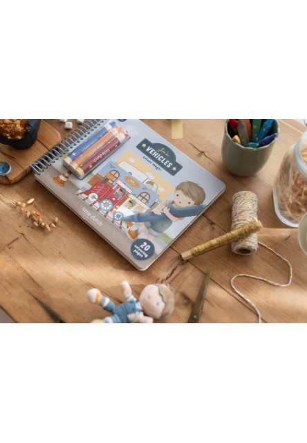 Omalovánky s pastelkami Doprava Jim