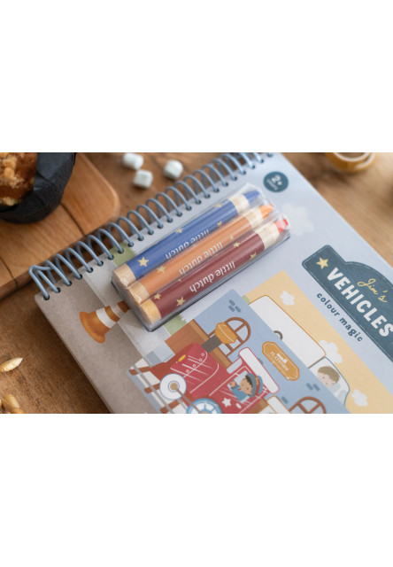 Omalovánky s pastelkami Doprava Jim