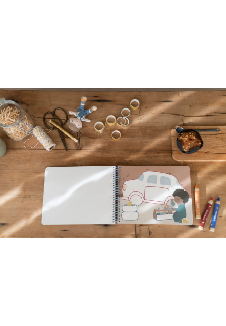 Omalovánky s pastelkami Doprava Jim