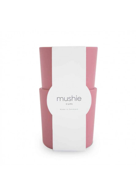 Sada dvoch pohárikov mushie - dusty rose