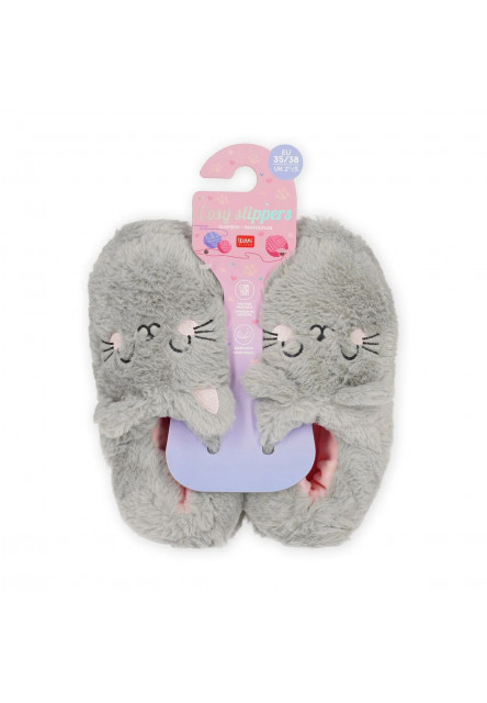 Ponožkové bačkory Legami Cosy Slippers - Kitty