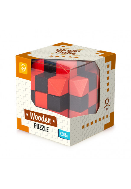 Veľký drevený hlavolam - Šachová kocka