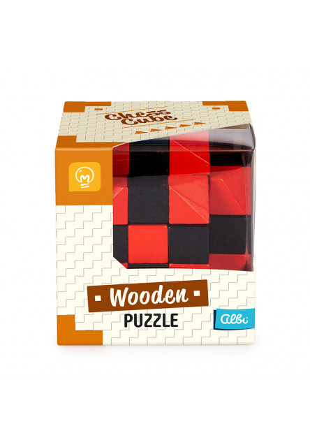 Veľký drevený hlavolam - Šachová kocka