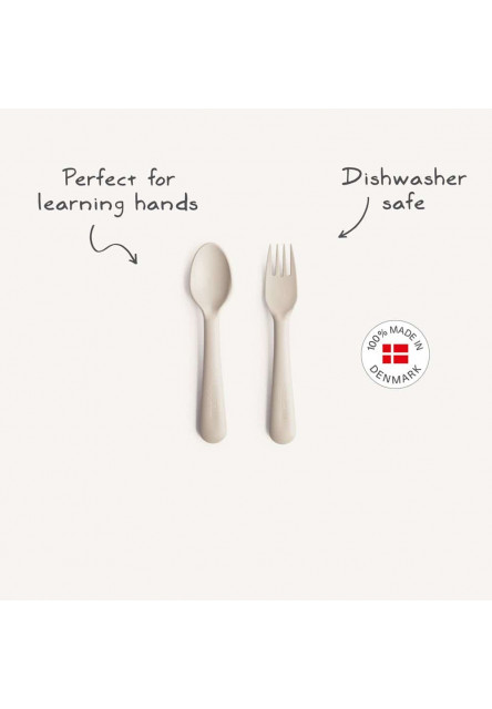 Vidlička & lyžička mushie - twilight blue