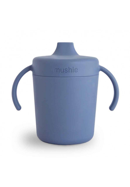 štartovací tréningový pohárik mushie - twilight blue