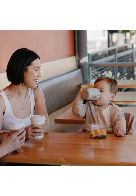 štartovací tréningový pohárik mushie - twilight blue