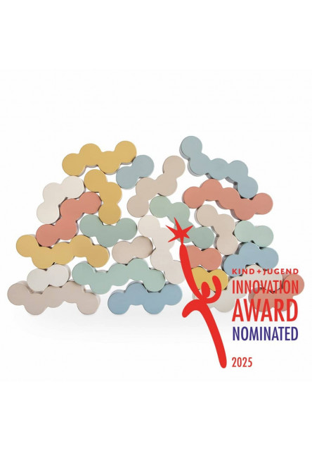 Drevené balančné bloky mushie