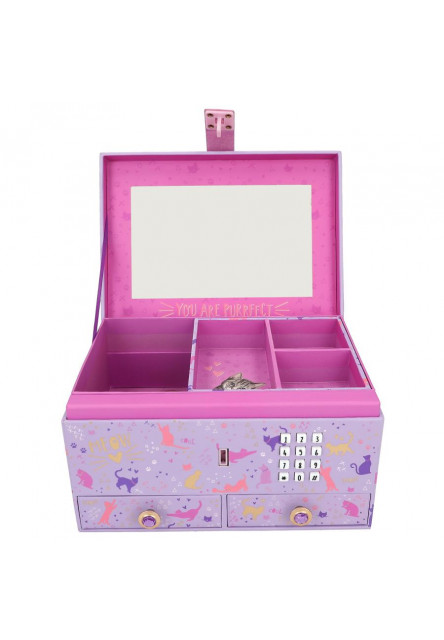 Šperkovnica  KITTY na číselný kód