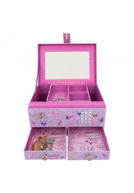 Šperkovnica  KITTY na číselný kód