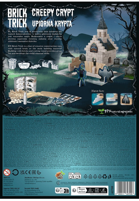 Trefl Brick Trick Strašidelná krypta M 190 dielov