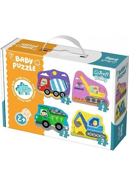 Trefl Baby Puzzle stavebné stroje Trefl