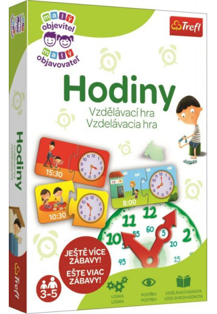 Trefl Malý objeviteľ: Hodiny / Nová verzia - SK/CZ